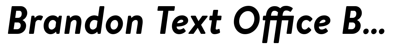 Brandon Text Office Bold Italic